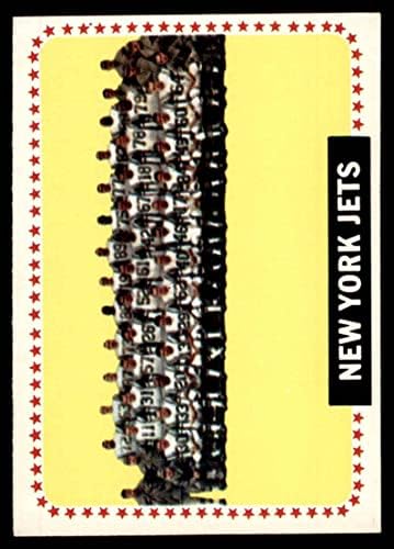 1964 Topps 131 New York Jets Takımı New York Jets (Futbol Kartı) ESKİ / MT Jets
