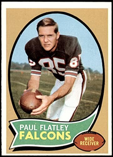 1970 Topps 66 Paul Flatley Atlanta Şahinleri (Futbol Kartı) ESKİ Şahinler Kuzeybatı