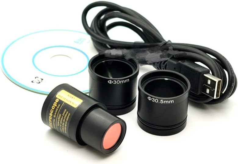 Mikroskop Aksesuarları Yetişkinler Çocuklar için Mikroskop Aksesuarları Elektronik Mercek Kamera 2 Milyon Piksel USB2.
