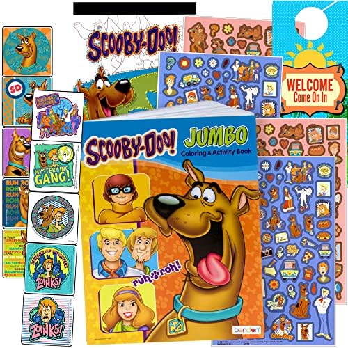 Scooby doo Çıkartmaları ile Scooby Doo Boyama Kitabı