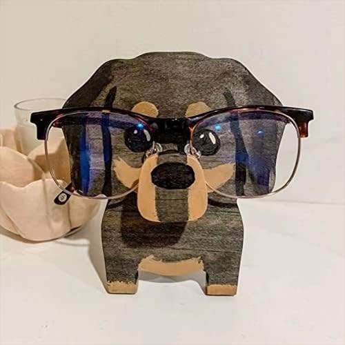 Hayvan Gözlük Tutucu, Ahşap Sevimli Hayvan Gözlük Tutucu Standı, Komik Pet Gözlük Standı Tutucu Ofis Tatil Yeni Yıl