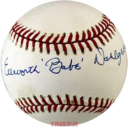Ellsworth 'Babe' Dahlgren İmzalı Beyzbol Nadir Yazısı PSA / DNA Sınıfı 8.5-İmzalı Beyzbol Topları