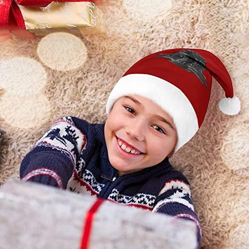 Kamera Eriyik Peluş Noel Şapka Yaramaz ve Güzel Noel Baba Şapkaları ile Peluş Ağız ve Konfor Astar noel dekorasyonları