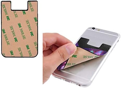3D Kelebek (1) 3 m yapıştırıcı çubuk-On Kımlık kredi kartı cüzdanı telefon kılıfı Kılıfı Kol Cep