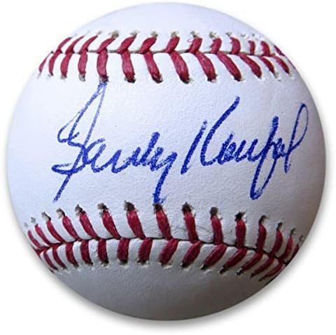 Sandy Koufax İmzalı İmzalı Beyzbol 60. Yıl Dönümü Dodgers JSA BB59745-İmzalı Beyzbol Topları