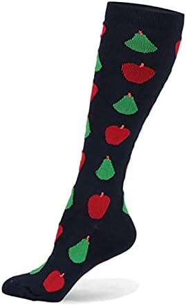 ZAAHH Spor Erkek Kadın varis çorabı Meyve Serisi Bitki Serisi Muz Ananas Kaktüs Basınçlı Kompres Çorap Naylon 1 Adet