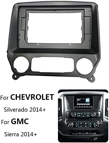 10.1 inç Araba Radyo Fasya Paneli için Chevrolet Silverado / GMC Sierra 14 Stereo Çerçeve