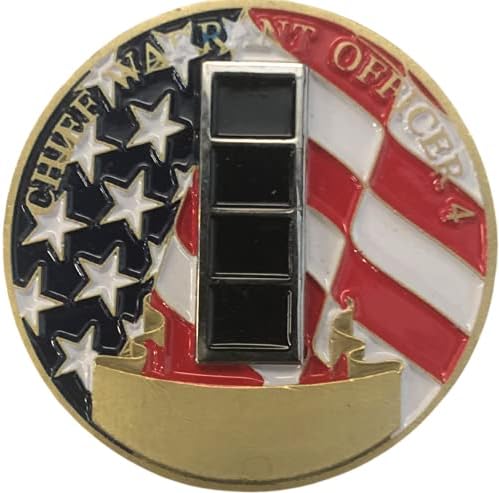 Amerika Birleşik Devletleri Ordusu Güçlü ABD Baş Emri Memuru 4 Rütbe Mücadelesi Coin