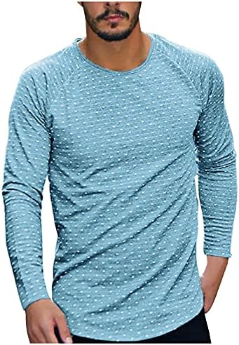 Xiloccer Uzun Tişörtü Erkekler için Soğutma T Shirt Erkekler için Baba Erkek Ekip Boyun Kazak Moda erkek Gömlek ve