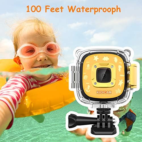 Ejderha Dokunmatik Kidicam 2.0 Çocuk Eylem Kamera, su Geçirmez dijital kamera Erkek Kız için 1080P Spor Kamera Kamera