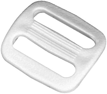 3/4 inç Beyaz Plastik Tri-glide Slide - 10 adet - Strapworks'ten