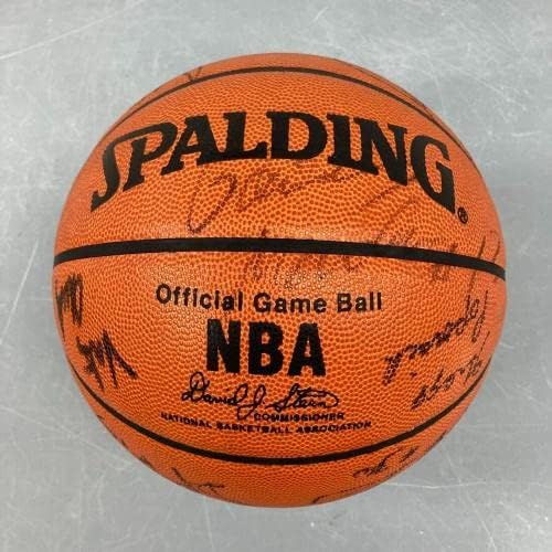1993-94 Golden State Warriors Takımı Resmi NBA Maçı Basketbol Takımına İmza Attı LOA İmzalı Basketbollar