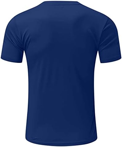Bmısegm Yaz Büyük Boy T Shirt Erkekler için Erkek Yaz Rahat Yuvarlak Boyun Kısa Kollu Bağımsızlık Meme Kanseri Gömlek