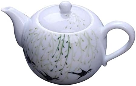 Su ısıtıcısı çaydanlık demlik seramik Demlik çay Set_Ceramic demlik el-boyalı tek Pot çay seti Pot mavi ve beyaz porselen