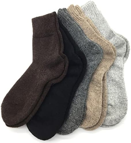 EYHLKM 5 Çift/grup Kalın Yün Çorap Erkekler Kış Sıcak Kaşmir Nefes Çorap Erkek Meias