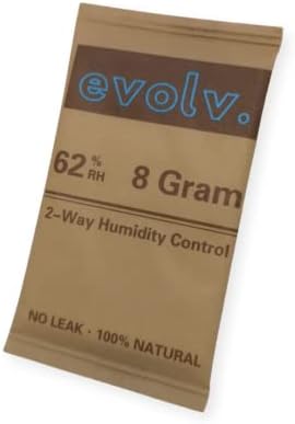 EVOLV 62 % RH Neme Paketleri / Boyut: 8g / 2 Yollu Nem Kontrolü | Ayrı Ayrı Paketlenmiş / 10 Paket