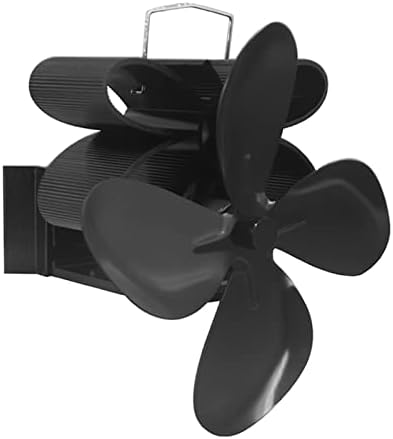 YYYSHOPP 2-in - 1 Şömine Fan 6-Baca Fanı Güç Olmadan İsı Powered Soba Fan Düşük Gürültü ahşap kütük Brülör (Renk :