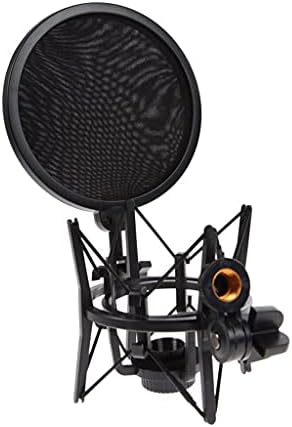LHLLHL Profesyonel Mikrofon Standı Mikrofon Şok Dağı ile Kalkan Eklemli Kafa Tutucu stand braketi Stüdyo Yayını için