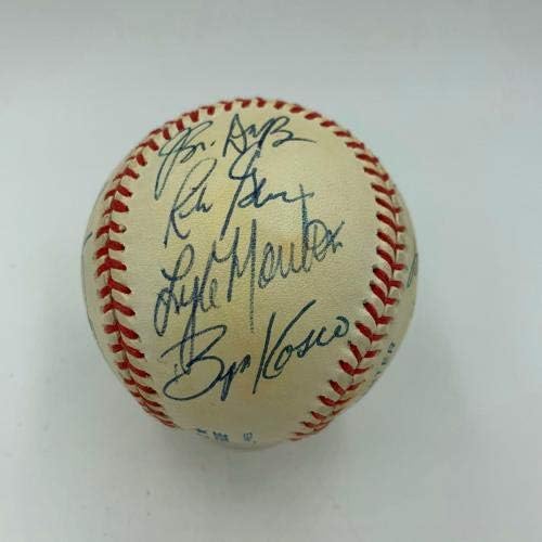 1994 Derek Jeter Çaylak Öncesi Küçük Lig Umutları JSA COA İmzalı Beyzbol Toplarıyla Beyzbol İmzaladı