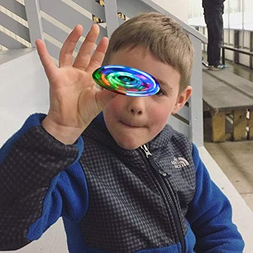 SCİONE LED Fidget Spinners Oyuncak Hediye Çocuklar için, Light up Duyusal Fidget Oyuncaklar Toddlers için, karanlıkta