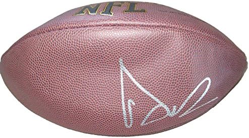 Dak Prescott İmzalı Wilson NFL Futbolu W / KANITI, Dak'ın Bizim için İmzaladığı Resim, PSA / DNA Kimliği Doğrulandı,