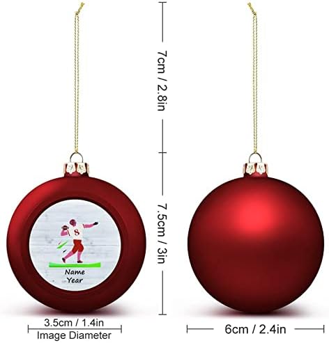 Noel Kırmızı top süsleme, amerikan Futbolu Rugby Topu Süsler Asılı Hatıra Noel Noel Ağacı Süsleri