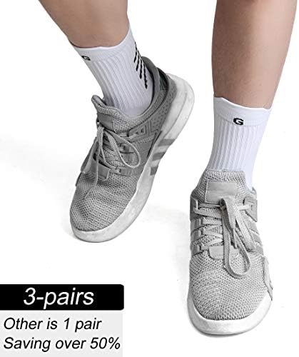 Kaymaz Atletik Çorap Erkekler Kadınlar için, Kulplu futbol çorabı, kaymaz Terlik Çorap, Eğitim Çorap Yoga Spor Futbol…
