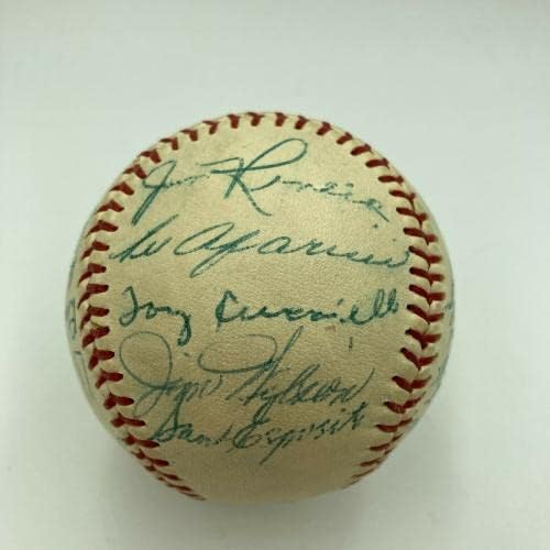 1955 Chicago White Sox Takımı ile İmzalı Beyzbol İmzaladı Nellie Fox - İmzalı Beyzbol Topları