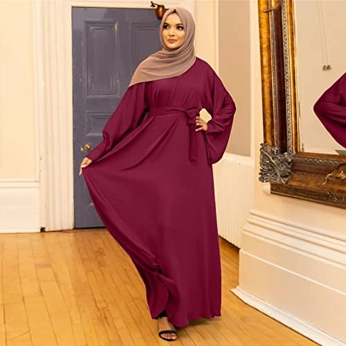 Müslüman Kıyafetleri Kadınlar İçin Uzun Kollu Tunik Şifon Namaz Elbise Müslüman Kıyafetleri Erkekler İçin 2 Parça