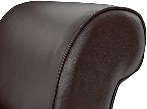 Serta Kopenhag Gümrüklü Deri Terlik Sandalye, Kestane Rengi Kahverengi