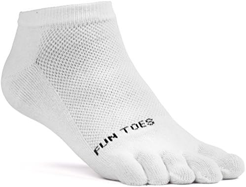 EĞLENCELİ AYAK Parmakları Kadın Pamuklu Ayak Çorapları-Nefes Alabilir - 6 ÇİFT Paket-Boyut 9-11-Hafif