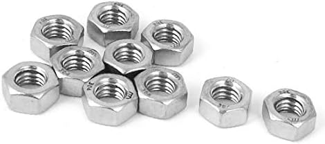 X-DREE 5/16 -18 304 paslanmaz çelik altıgen vida Somun Raptiye için 10 adet cıvatalar(5/16' -18 304 tuercas hexagonales