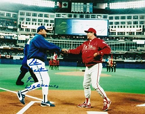 CITO GASTON TORONTO BLUE JAYS 1993 WS CHAMPS EYLEM İMZALI 8x10-İmzalı MLB Fotoğrafları