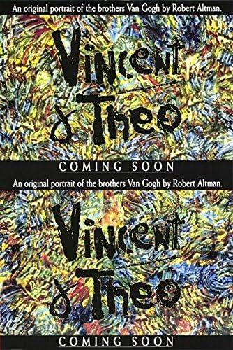 VİNCENT ve THEO-27 x 41 Orijinal Film Afişi Bir Sayfa 1990 Haddelenmiş Robert Altman Van Gogh