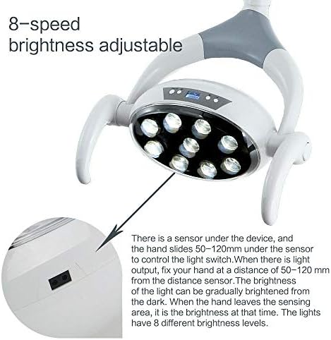 Gölgesiz Oral ışık lambası sınav lambası P106A 9 ışık lensi 26mm Jiont