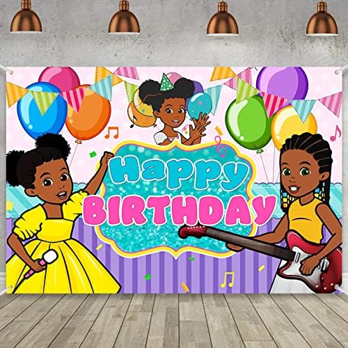 Parti Dekorasyon, Karikatür Mutlu Doğum Günü Partisi Afiş Zemin, 5x3 Ft Tema Parti Malzemeleri Arka Plan Çocuklar