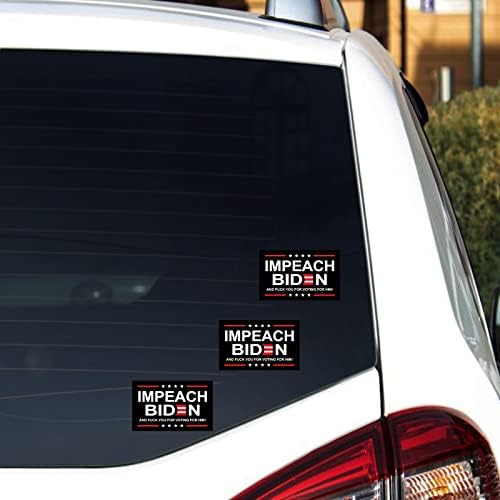 YİNENA 100 Adet Impeach Biden Sticker Biden Sticker FK Biden Çıkartmalar Biden Berbat Sticker Biden Sticker Komik