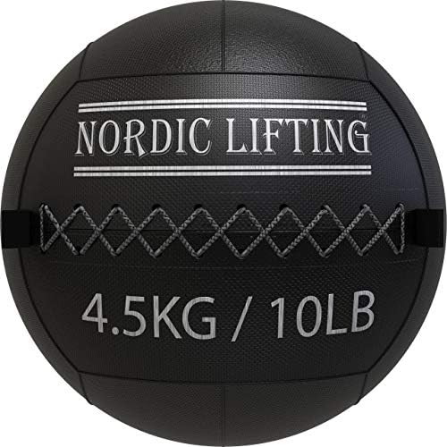 İskandinav Kaldırma Slam Topu 45 lb Duvar Topu ile Paket 10 lb