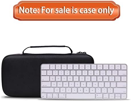 LTGEM EVA sert çanta için Apple Sihirli Klavye + Sihirli Fare + USB kablosu Seyahat Koruyucu Taşıma saklama çantası
