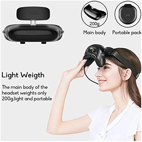 YBOS Pro VR Kulaklık 3D Tiyatro Gözlük Görüntüleyici Desteği 4K Blu-ray Oynatıcı 1920x1080x2 HD Ekran 4K VR Gözlük