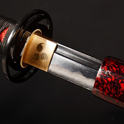 IUWEN el yapımı Katana japon samuray kılıcı, lanet mühür samuray kılıcı,1095 yüksek karbonlu çelik, T10 ısı temperli/kil