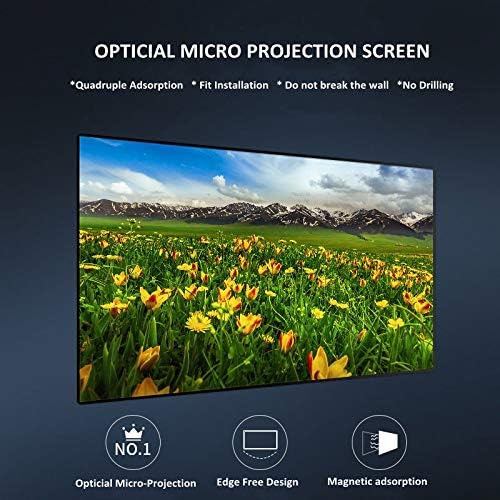 CLGZS İlk 8K 4K Optik Mikro Projeksiyon Ekranı Retro Yansıtıcı ALR Ekranlar Manyetik Adsorpsiyon ile 1.6 Yüksek Kazanç