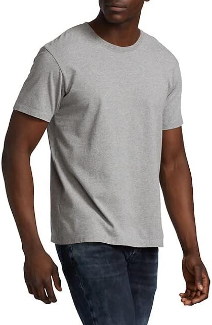 Windsor Keten Ekip Boyun T-Shirt-Erkekler ve Kadınlar için %100 % Pamuk Temel Tee (Boyutlar: M, L, XL)