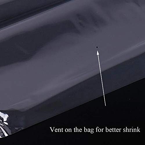 Shrink Wrap Çanta, ısı Shrink Wrap PVC malzeme 100 Paket 8 x 10 inç