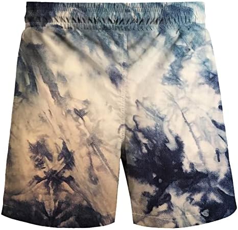 SAXIGOL Bağımsızlık Günü Büyük Boy Erkek Şort 2023 Rahat Hawaii plaj pantolonları Komik Baskı İpli Boardshorts