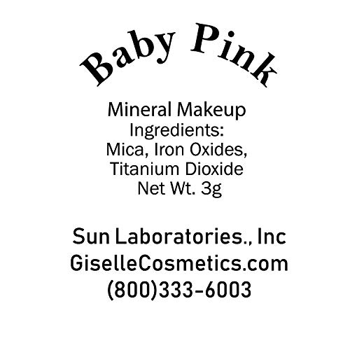 Giselle Kozmetik Pudra Organik Mineral Göz Farı-Bebek Pembesi-3 gms