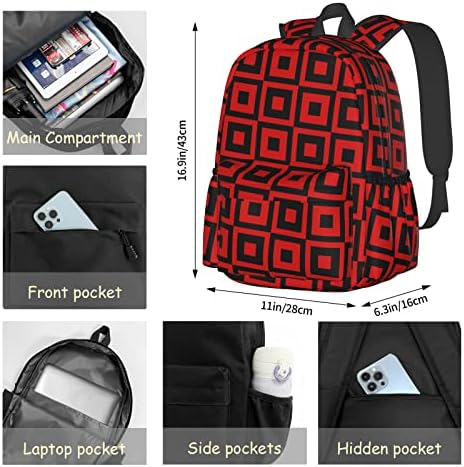 TUOKEO Okul erkekler için sırt çantası Kızlar 17 İnç Hafif Rahat Laptop Sırt Çantası Kadın Erkek Rahat Sırt Çantası