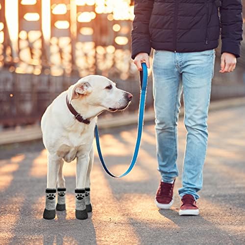 KOOLTAİL Anti Kayma köpek çorapları - Açık köpek çizmeleri Su Geçirmez Köpek Ayakkabı Pençe Koruyucu Kayış Çekiş Kontrolü