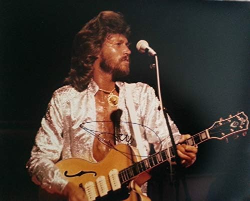 Fotoğraf Barry Gibb-Bee Gees İmzalı İmza 8 x 10