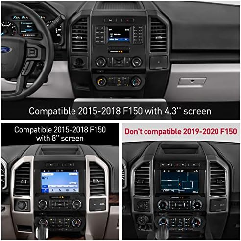 Android 10 Araba Radyo Stereo Ford için Fit F150 2015-2018 Yükseltme Kafa Ünitesi Değiştirme 4GB + 64GB 12.1 İnç IPS
